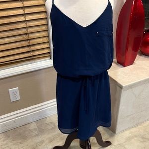 Naked Zebra Navy Dress Size Small